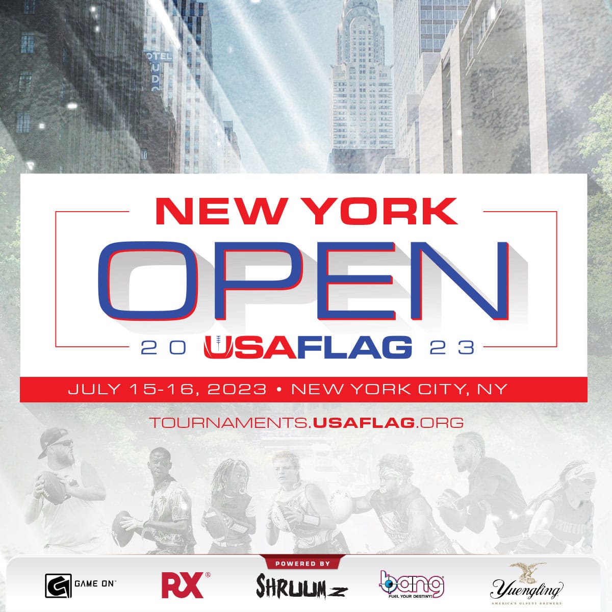 2023 New York Open USA Flag