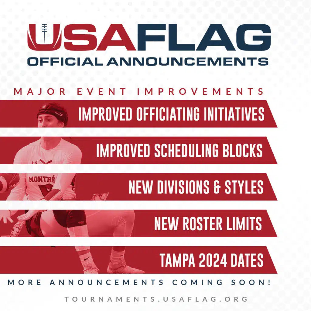 Major Announcements for 2023/2024 USA Flag Season USA Flag